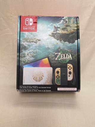 Switch OLED Zelda Tears Kingdom Completa