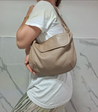 Borsa Furla tracolla beige
