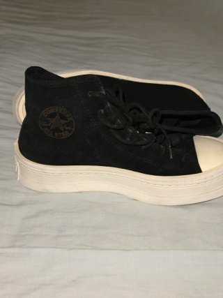Converse All Star Negras Plataforma