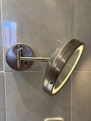 Espejo aumento baño con luz LED