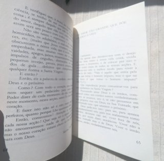 Livro "A Vida Uma Viagem"  Chiara Lubich