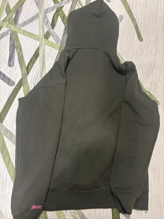 Sudadera Pull&Bear verde con estampado