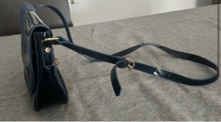 Bolso Desigual charol azul mediano