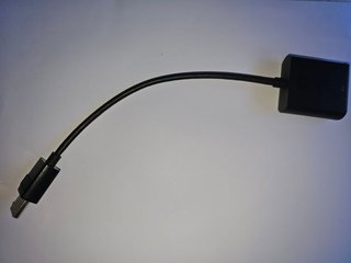 20E HP - DVI Single-Link Fem X Display Port Macho