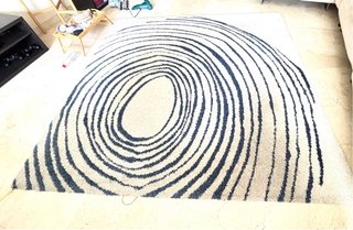 Alfombra salón 200x200 cm diseño espiral