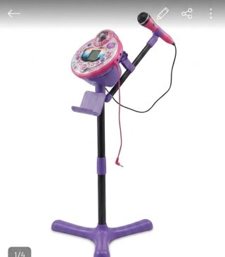 Micrófono Karaoke Infantil con Soporte