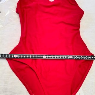 Bañador Arena Dynamo Junior Niña Rojo