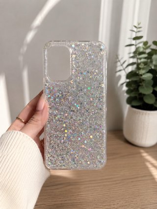 Capa Xiaomi Redmi 13C Glitter Transparente