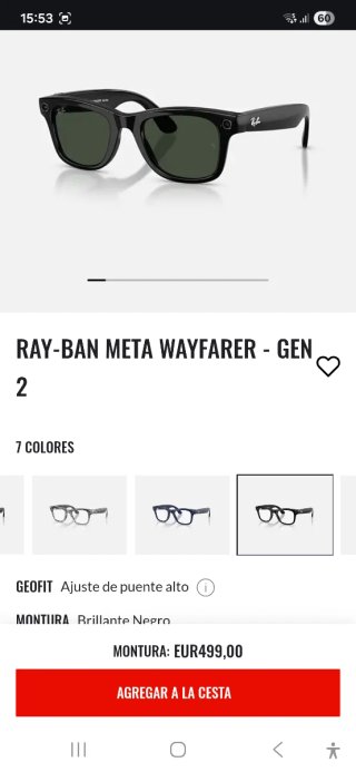 Gafas Ray-Ban Wayfarer Gen 2
