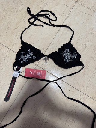 Top bikini negro Aesthetic on Lock XL