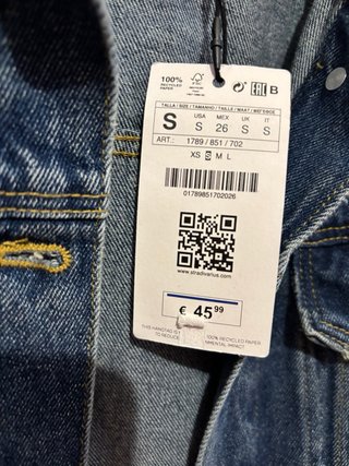 Cazadora vaquera Minnie Stradivarius Talla S