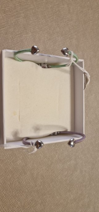 Set 2 braccialetti rigidi farfalla Kulto