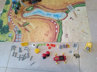 Set 2x1 motos y taller Playmobil +REGALO concesion