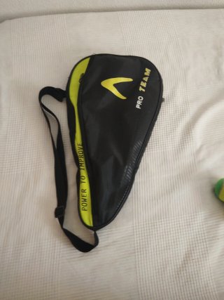 Pala pádel Pro Team de niño con funda y 2 pelotas