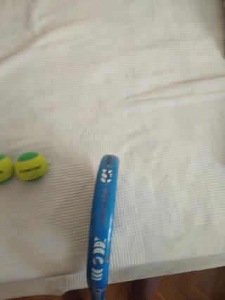 Pala pádel Pro Team de niño con funda y 2 pelotas