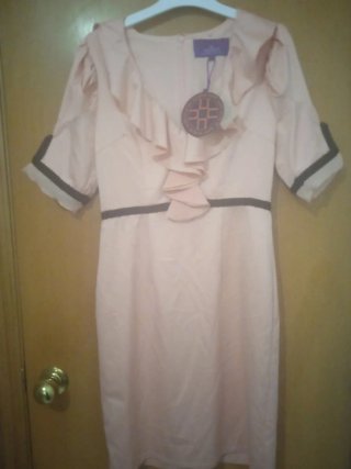 Vestido rosa talla 38