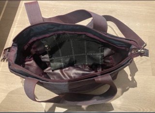 Bolso bandolera Mandarina Duck morado granate