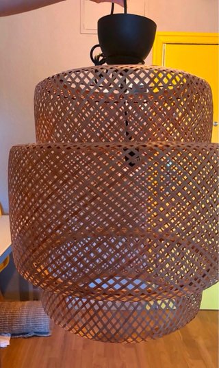 Lámpara de techo IKEA SINNERLIG Bambú 50cm