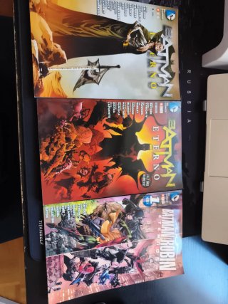 Batman Eterno 1-12 y Batman y Robin Eternos 1 ECC