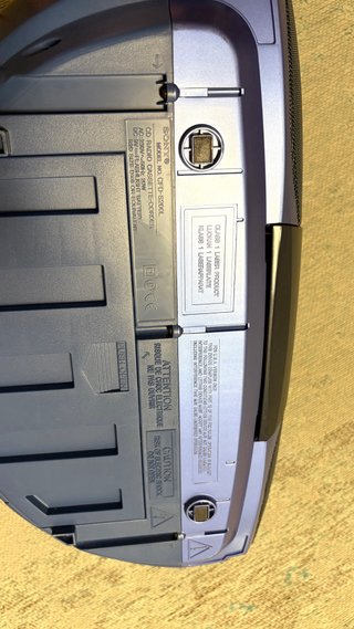 Radio CD Cassette Sony Mega Bass CFD-S200L
