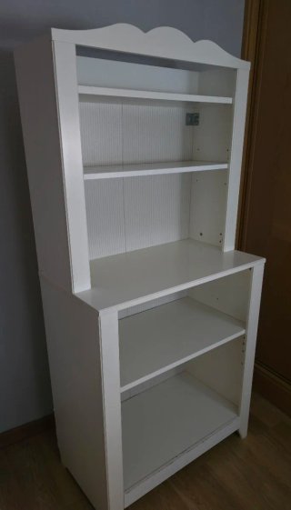 Estantería infantil de madera blanca Henvisk Ikea