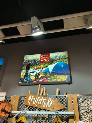 Cartel LED retroiluminado