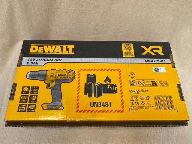 DeWalt DCD776D1 XR 18V Nuevo Precintado