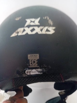 Casco Moto AXXIS Negro con Visera