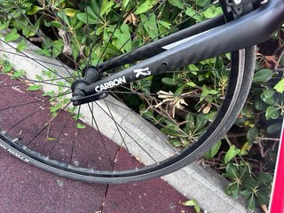 Bici da corsa B'TWIN rossa