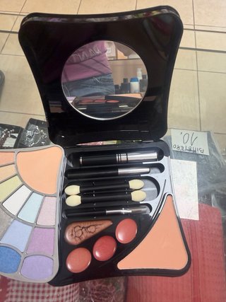 Estuche de maquillaje multicolor
