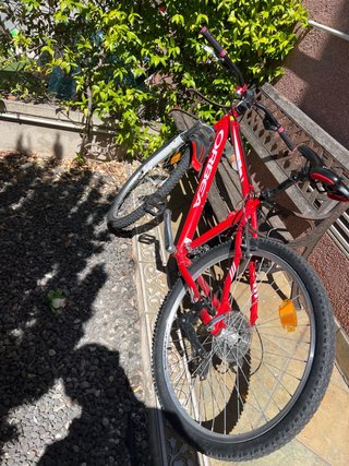 Patinete Eléctrico Plegable Negro y bicicleta