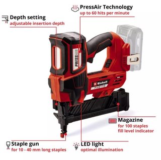Grapadora Einhell Fixetto 18/38s.