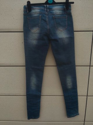 Pantalones vaqueros mujer con parches