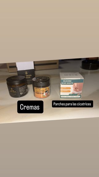 Cremas y parches para cicatrices 25€ todo
