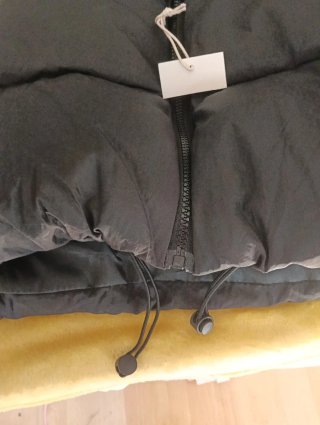 Chaleco acolchado mujer negro talla única