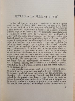 Història crítica de la burgesia a Catalunya 1a Ed.