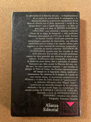 Estudios sobre iconología (Alianza universidad ...