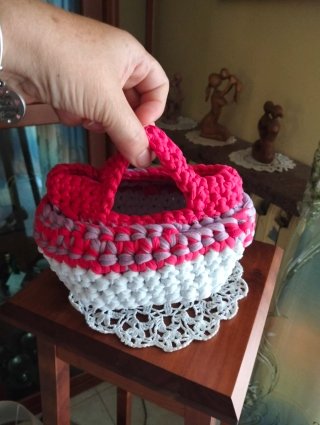 Mini Borsa uncinetto fatta a mano