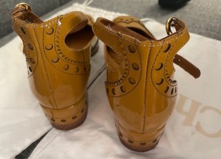 Zapatos Chloé piel charol talla 38.5