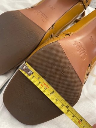 Zapatos Chloé piel charol talla 38.5