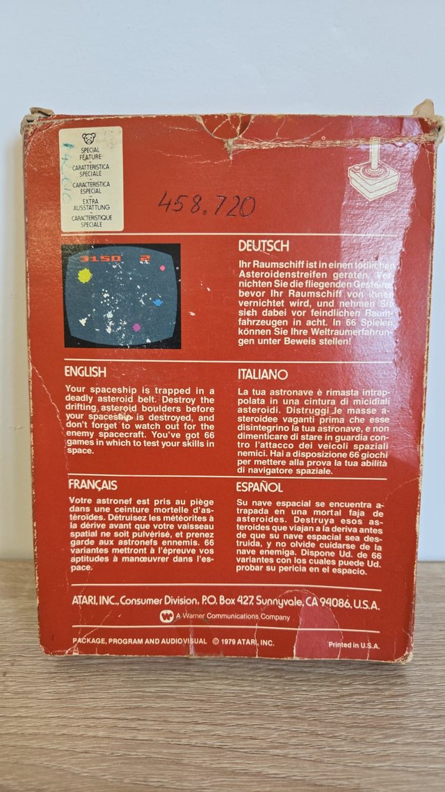 BUEN ESTADO!! Juego Atari Combat + caja + manual