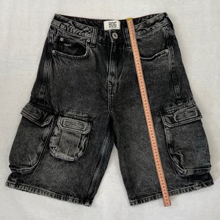 Bermudas BDG Denim Gris Multi-Bolsillo