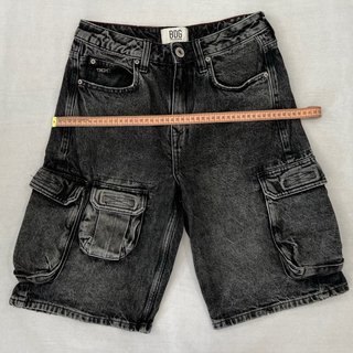 Bermudas BDG Denim Gris Multi-Bolsillo