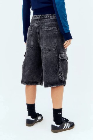 Bermudas BDG Denim Gris Multi-Bolsillo