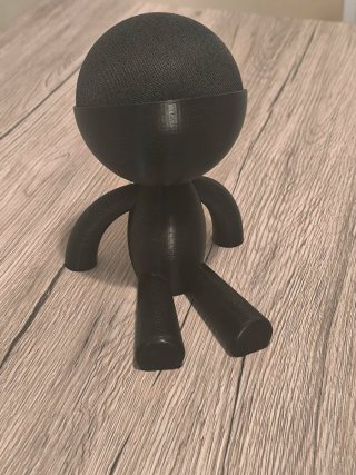 Soporte Muñeco para Alexa Negro