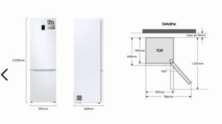 Nevera Combi Samsung Blanca