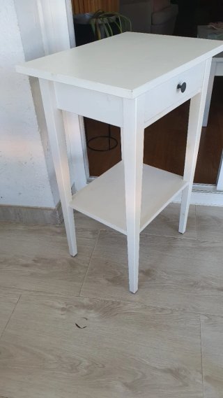Mesita de noche IKEA Hemnes Blanca