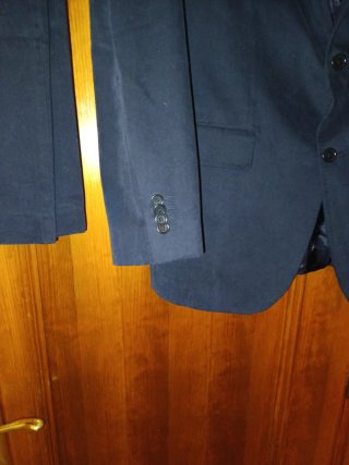 Traje Massimo Dutti azul impecable