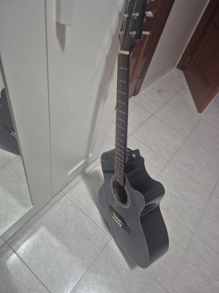 Guitarra Acústica Negra