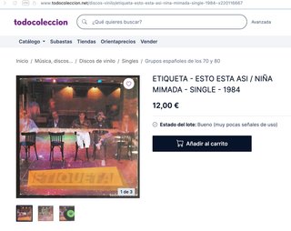 Vinilo Etiqueta - Esto Está Así / Niña Mimada